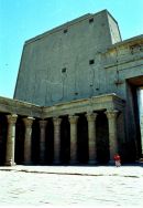 Interior Right Pylon at Entrance, Edfu